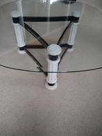 glazen salontafel, Ophalen, Gebruikt, 100 tot 150 cm, 50 tot 100 cm