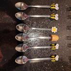 Blond Amsterdam Lepels Bijenkorf - Bijen Thema, Ophalen of Verzenden, Zo goed als nieuw, Rvs of Chroom, Los bestek