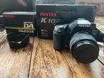 Pentax K10D camera + extra lens & camera tas, Ophalen, Gebruikt, Pentax, 8 keer of meer
