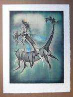 # Frederic Bouche # Elegante Unieke Surrealistische Litho, Antiek en Kunst, Ophalen of Verzenden