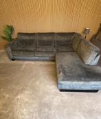 !!ACTIE!! GROENE VELVET HOEKBANK, GRATIS LEVERING