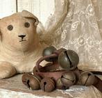 Brocante oude voet bellenband met 10 bellen, Antiek en Kunst, Verzenden