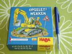 Opgelet! Werken - een turbulent reactiespel van Haba, Een of twee spelers, Ophalen of Verzenden, Zo goed als nieuw