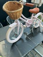 Banwood kinderfiets roze 16inch, incl zijwieltjes nieuwstaat, Fietsen en Brommers, Fietsen | Kinderfietsjes, Ophalen, Zijwieltjes