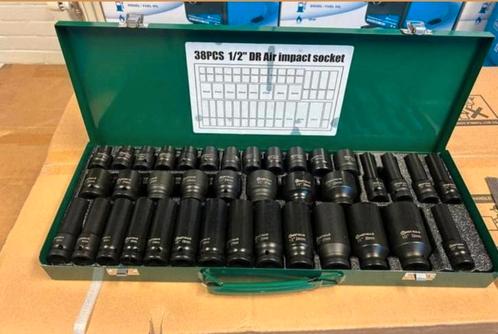 38-delige 1/2" Krachtdoppenset - Nieuw in Koffer, Auto diversen, Autogereedschap, Nieuw, Ophalen of Verzenden