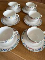 Villeroy&Boch, Indian Look. Theekoppen met schotels, Ophalen of Verzenden, Zo goed als nieuw, Overige stijlen, Kop(pen) en/of Schotel(s)