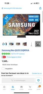Samsung neo QLED QE55QN95AA 55 inch, Ophalen of Verzenden, Gebruikt