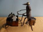 Metalen bakfiets (decoratie), Ophalen of Verzenden, Zo goed als nieuw