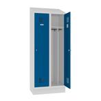 Filex Workplace garderobekast 1800x800x500 mm grijs/blauw, Met deur(en), Verzenden, Nieuw, 50 tot 100 cm