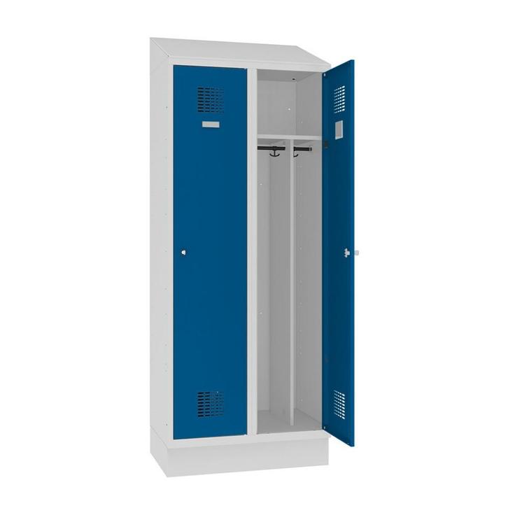 Filex Workplace garderobekast 1800x800x500 mm grijs/blauw, Huis en Inrichting, Kasten | Kledingkasten, Nieuw, 150 tot 200 cm, 50 tot 100 cm