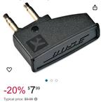 Bose airline adapter QC3, Ophalen of Verzenden, Zo goed als nieuw