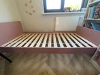 Roze bed Billy, Ophalen, 85 tot 100 cm, Zo goed als nieuw, Lattenbodem