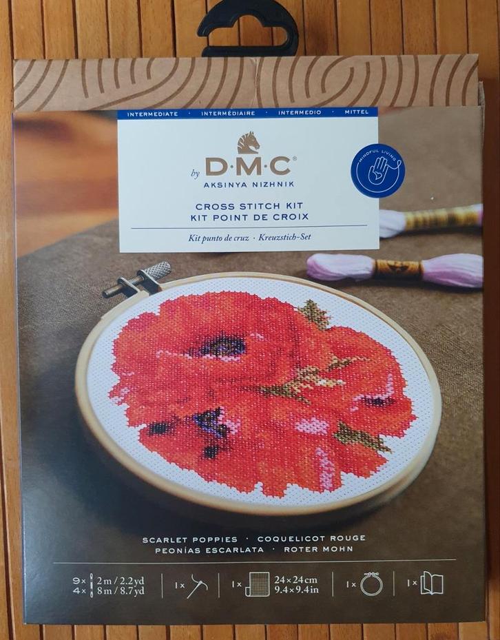 DMC handwerkpakketten borduren punch needle kit, Hobby en Vrije tijd, Borduren en Borduurmachines, Nieuw, Borduurpakket, Verzenden