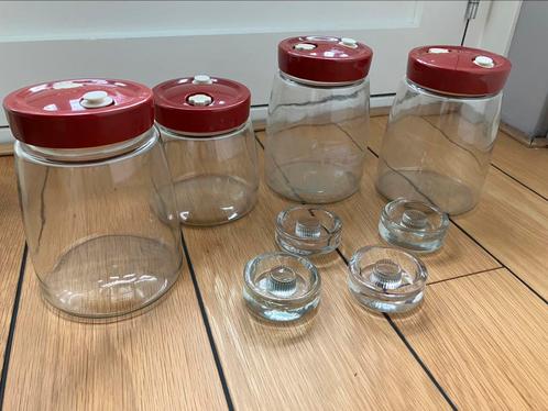 Fermentatie-potten Lakeland met verzwaringsglas, Huis en Inrichting, Keuken | Potten en Pannen, Zo goed als nieuw, Pot, Bus of Blik