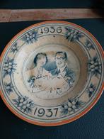 Emaille bord Juliana & Bernhard 1936-1937, Antiek en Kunst, Antiek | Wandborden en Tegels, Ophalen of Verzenden