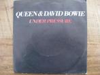 Single Queen & David Bowie   "Under Pressure", Cd's en Dvd's, Vinyl Singles, Ophalen of Verzenden, Gebruikt, 7 inch, Pop