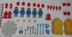 vintage playmobil brandweer set met veel assescoires, Ophalen of Verzenden, Gebruikt