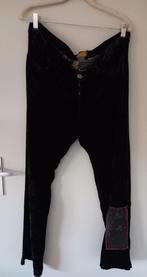 Velvet broek The people of the labyrinths, The people ot Labyrinths, Verzenden, Zwart, Maat 42/44 (L)