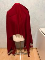 NIEUW Pashmina 250x76 70% wol 30% zijde kleur wijn rood, Verzenden, Nieuw, Sjaal