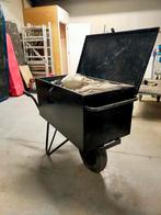 Kruiwagen met opbergbak - Niet meer nodig, Ophalen of Verzenden, Gebruikt, Handmatig, Tweewielig