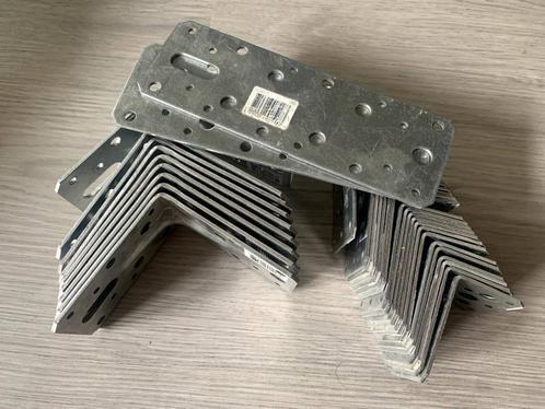 GB hoekankers zwaar 90x90x2mm 40x60/60x2 verzinkt, Doe-het-zelf en Verbouw, Metalen, Nieuw, IJzer, Verzenden