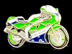 Kawasaki motor pin- lichtgroen, Verzamelen, Speldjes, Pins en Buttons, Verzenden, Nieuw, Transport, Speldje of Pin