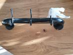 Kapstok klein zwart 3x2 haken., Wandkapstok, Ophalen of Verzenden, Zo goed als nieuw, Minder dan 100 cm