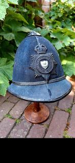 Antieke Engelse politie helm, George 5 uit 1920-1930, Ophalen of Verzenden, Landmacht, Engeland, Helm of Baret