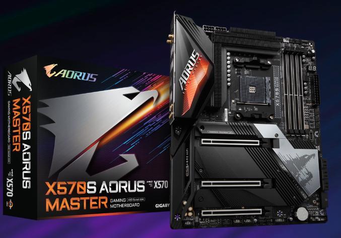 gigabyte X570S AORUS MASTER, Computers en Software, Moederborden, Zo goed als nieuw, AMD, DDR4, Ophalen of Verzenden