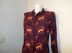Fabienne Chapot speelse blouse aapjes print mt S, Overige kleuren, Verzenden, Zo goed als nieuw, Fabienne Chapot