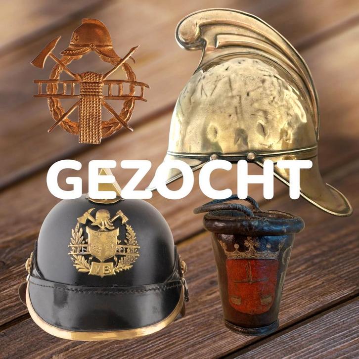 ‼️Gezocht|gevraagd‼️
Oude brandweer spullen / helm, Verzamelen, Militaria | Algemeen, Embleem of Badge, Nederland, Ophalen of Verzenden