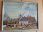 MOOI DECORATIEF SCHILDERIJ. BREEDTE 54 CM HG.44 CM., Ophalen of Verzenden