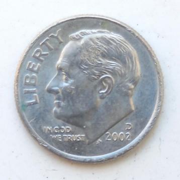 Munt Verenigde Staten/Amerika/ one dime 2002 beschikbaar voor biedingen
