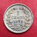 5 cent 1879. Pr/Unc., Postzegels en Munten, Munten | Nederland, Koning Willem III, Zilver, Ophalen of Verzenden, Losse munt