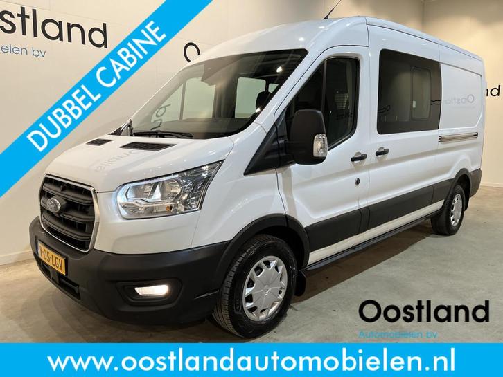 Ford Transit 2.0 TDCI L3H2 DC Dubbel Cabine Trend 130 PK / E, Auto's, Bestelauto's, Bedrijf, Te koop, ABS, Achteruitrijcamera
