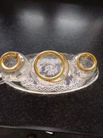 glas met koperen rand, Antiek en Kunst, Antiek | Glas en Kristal, Ophalen