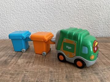 Vtech Toet Toet auto's Vigo Vuilniswagen in PRIMA staat. beschikbaar voor biedingen