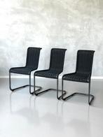 Tecta B20 eetkamerstoelen 3x vintage stoelen prijs p/stuk, Gebruikt, Drie, Zwart, Vintage