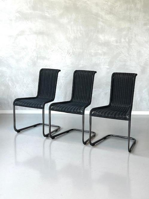 Tecta B20 eetkamerstoelen 3x vintage stoelen prijs p/stuk, Huis en Inrichting, Stoelen, Gebruikt, Drie, Metaal, Overige materialen