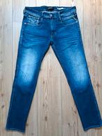 Replay anbass stretch maat 34-30, Ophalen of Verzenden, Zo goed als nieuw, Blauw, W33 - W34 (confectie 48/50)