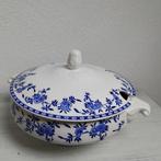 Terrine, decor Dresden, blauw wit, Antiek en Kunst, Antiek | Servies los, Ophalen of Verzenden