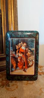 Antiek! kerstblik snoepblik E.F. Skinner Father Christmas, Verzamelen, Blikken, Ophalen of Verzenden