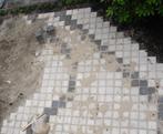Gratis ophalen tegels klinkers 15X15 380 st ivoor 84 basalt, Tuin en Terras, Ophalen, Klinkers, Zo goed als nieuw, 10 m² of meer