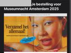 Museumnacht Amsterdam 2025 tickets te koop, Drie personen of meer, November