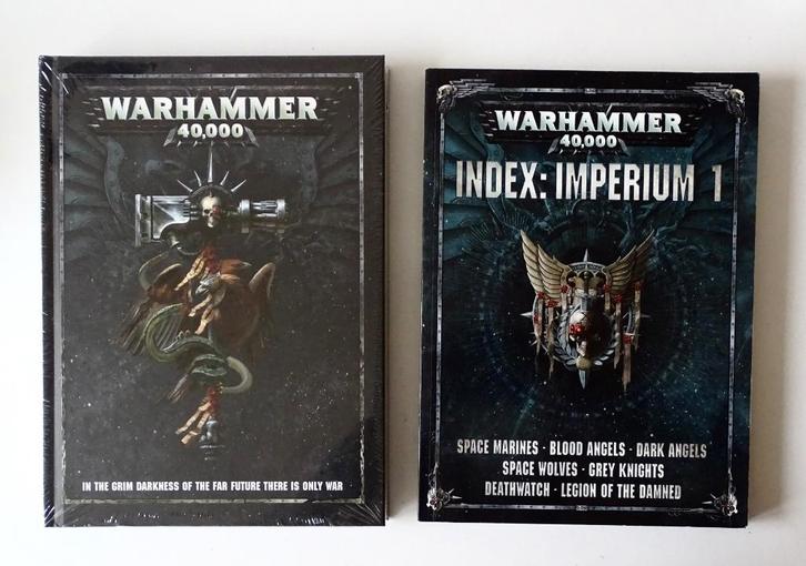 Warhammer 40,000 Imperium 1 en In the grim of the far future, Hobby en Vrije tijd, Wargaming, Zo goed als nieuw, Warhammer, Boek of Catalogus