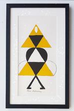 Sonia Delaunay -La Danseuse Jaune- 1977-Gesigneerd, Ophalen of Verzenden