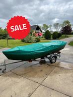 Prachtige Stalen Vlet 4.75m x 1.6m met Trailer, Ophalen, Geen motor, Overige brandstoffen, Zo goed als nieuw