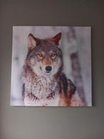 Schilderij wolf, Huis en Inrichting, Woonaccessoires | Schilderijen, Tekeningen en Foto's, Ophalen, Zo goed als nieuw, Schilderij