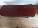 Mahoniehouten tafel 140x85x47cm, ovaal inklapbaar, Ophalen
