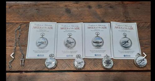 zakhorloges atlas editions/ages of the air ww2., Sieraden, Tassen en Uiterlijk, Horloges | Heren, Nieuw, Zakhorloge, Overige merken
